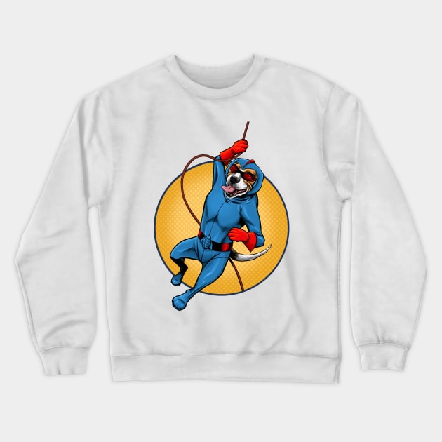 Blue Beagle I Crewneck Sweatshirt by ThirteenthFloor